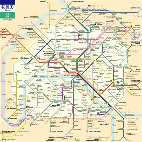 Itinéraires RATP et lieux à Paris et en Île